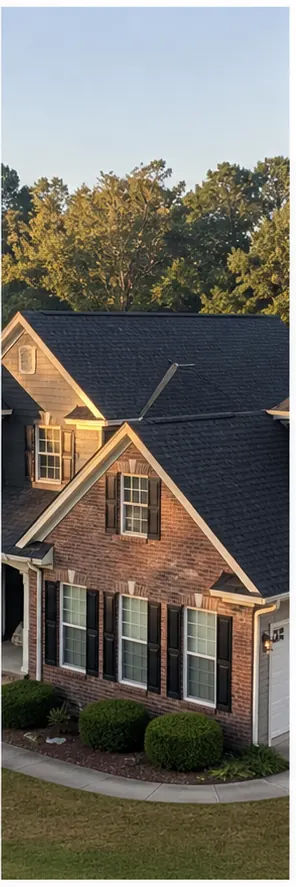 Sample completed residential roof